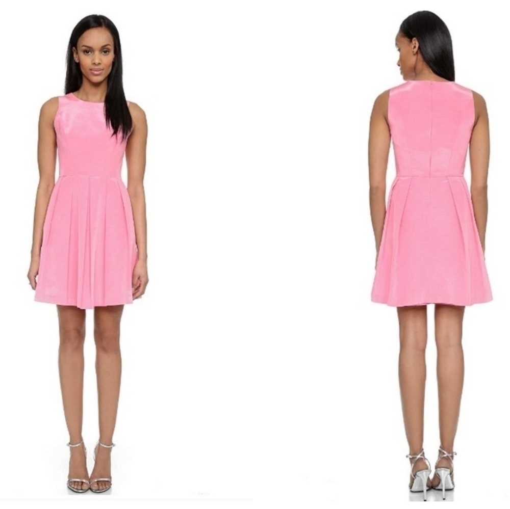 Shoshanna Abigail Pink Pleated Dress Size 8